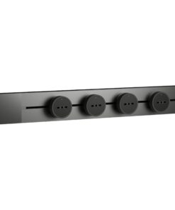 Presa Bipasso Italiano 10/16A 220V Per Multipresa Da Binario GONEO Power Track (Nero) - immagine 4