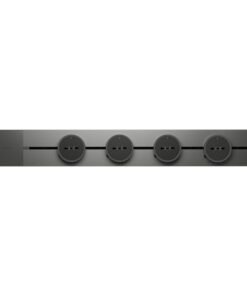 Presa Bipasso Italiano 10/16A 220V Per Multipresa Da Binario GONEO Power Track (Nero) - immagine 6