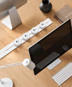 Presa USB-A + USB-C PD 20W Per Multipresa Da Binario, 5V 3A 9V 2.22A 12V 1.67A, GONEO Power Track (Bianco) - immagine 5