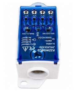 Ripartitore di Potenza Unipolare, Morsettiere Di Distribuzione Da Guida DIN Per Quadro Elettrico, Corrente Disponibili 80A 125A 160A 250A 400A 500A (400A) - immagine 5