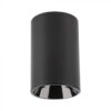 Portafaretto LED Montaggio a Plafone Rotondo GU10 Corpo Nero SKU-10380 - ASDSHOP