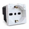 Serie Civile ETTROIT Bianco Compatibile Con Bticino Matix (Presa Schuko WIFI) - ASDSHOP