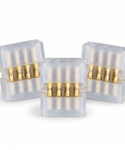 3 Pezzi Connettori Giunti Lineare Per Unire e Allungare Striscia LED RGB 220V SL065044