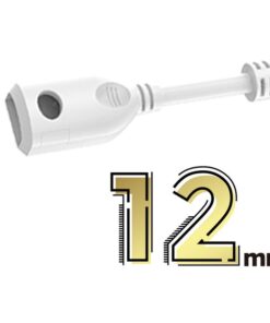 Alternative view of Spina Alimentatore Trasformatore Raddrizzatore 2 Pin Passo 12mm Modello Piatto Con Interruttore Connettore Rapido Per Striscia Led 220V Mono Colore